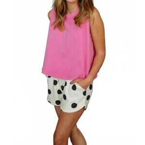 NEW POPPY & PINE really good day top in hot pink